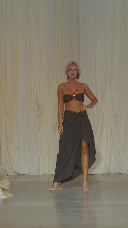 Capri Sarong- Espresso