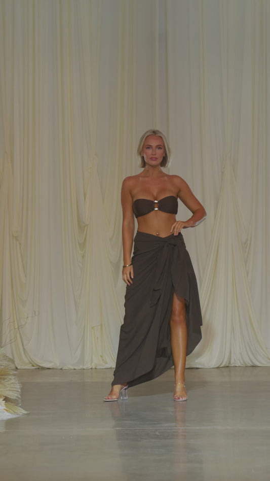 Capri Sarong- Espresso