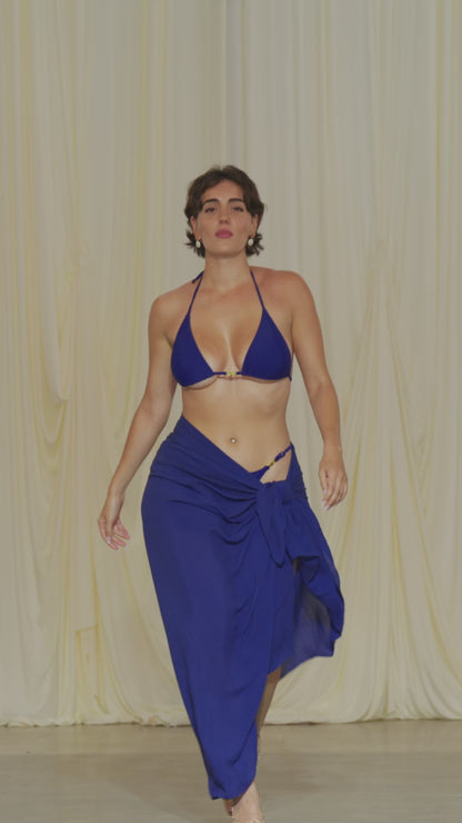Capri Sarong- Navy